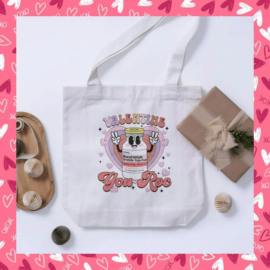 Sweet Pulse Tote Bag White