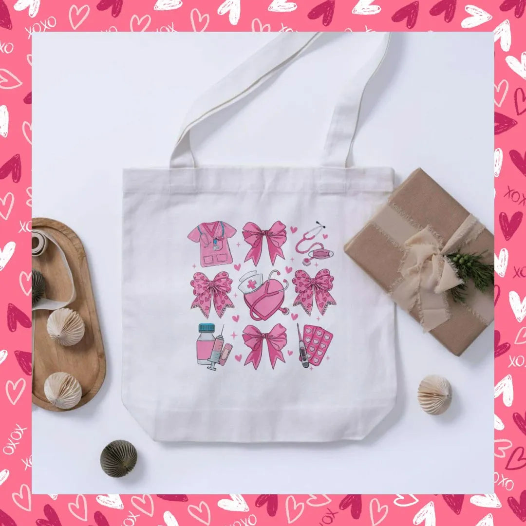 Cure Charm Tote Bag White